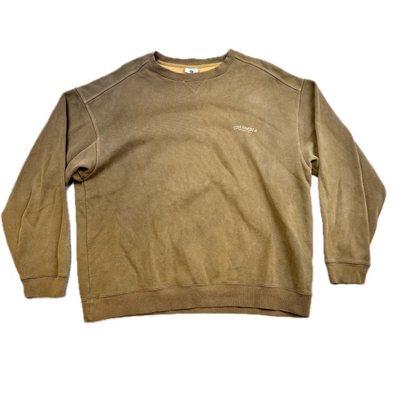 columbia sportswear Other - Columbia Mens XXL Crewneck Sweatshirt Olive Brown Embroidered Logo Pullover